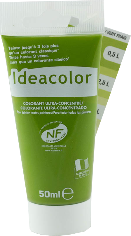 Colorant universel pour peinture vert frais 50ml - IDEACOLOR